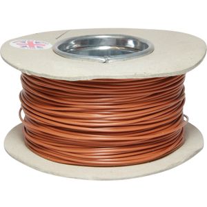 AMC 1 Core 0.5mm&sup2; Brown Thin Wall Cable (100m)