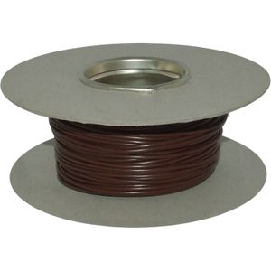 AMC 1 Core 1.5mm&sup2; Brown Thin Wall Cable (50m)