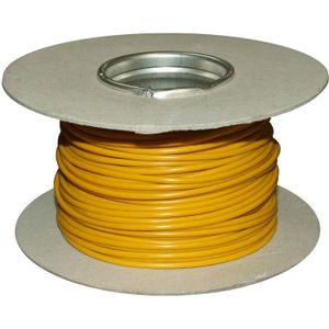 AMC 1 Core 2mm&sup2; Yellow Thin Wall Cable (100m)