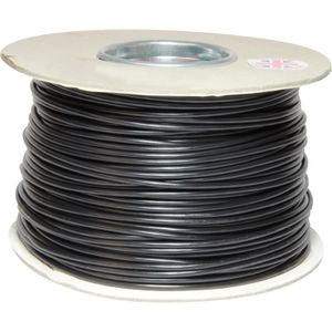 AMC 1 Core 2mm&sup2; Black Thin Wall Cable (100m)