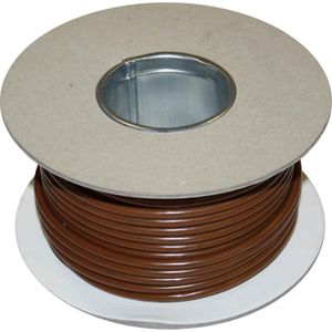 AMC 1 Core 6mm&sup2; Brown Thin Wall Cable (100m)