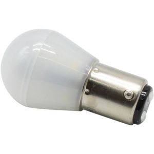 Cool White LED BA15d Light Bulb (10V - 30V / 1.4W)