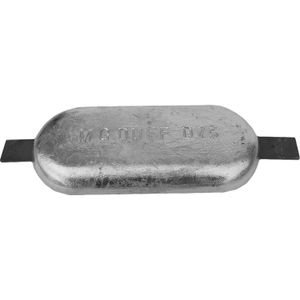MG Duff ZD73 Straight Zinc Hull Anode for Salt Waters (10.0kg / Weld)
