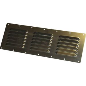 Osculati Stainless Steel Louvered Air Vent (340mm x 116mm)