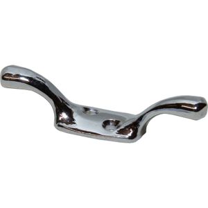 Osculati Chrome Plated Brass Belaying Cleat (80mm)