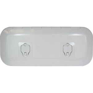4Dek White Plastic Flush Inspection Hatch (515mm x 165mm)