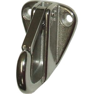 4Dek Stainless Steel Plate Hook with Spring Catch (10mm)