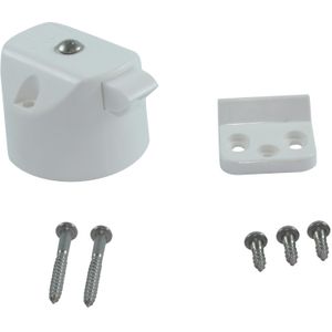 Osculati Knob Lock for Cabinet Doors & Drawers (White)