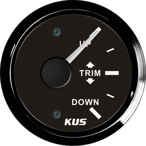 KUS Trim Level Gauge (Euro Resistance / Black Stainless Bezel)