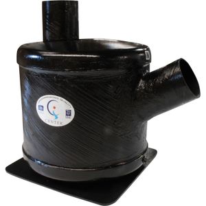 Centek GRP Exhaust Waterlock (Side Angle In - Top Out / 89mm Hose)
