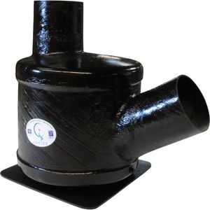 Centek GRP Exhaust Waterlock (Side Angle In - Top Out / 127mm Hose)