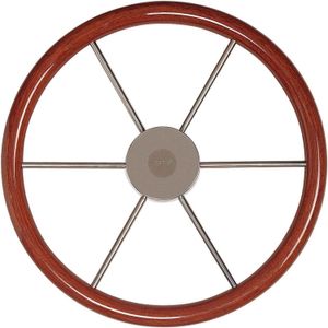 Vetus KW45 Wooden Rimmed Marine Steering Wheel (450mm)