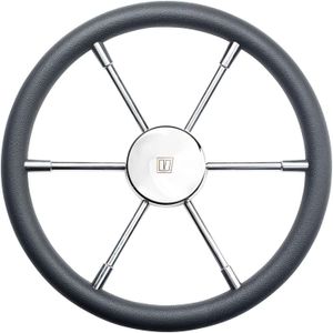 Vetus PRO60P Dark Grey Padded Marine Steering Wheel (600mm)
