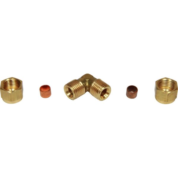 Compression Elbow Fitting 1/4 Each End