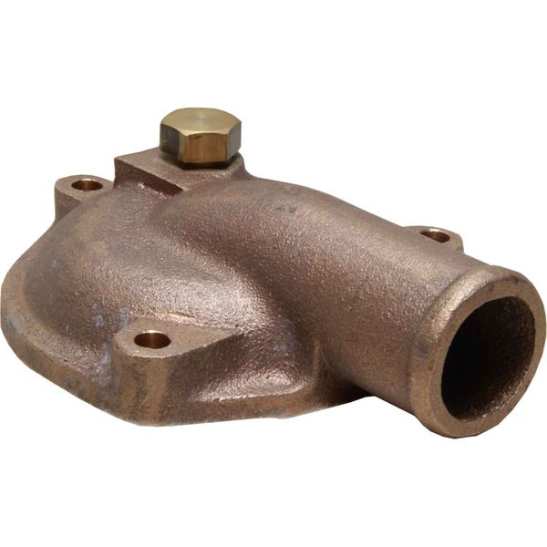 Bowman 90 Degree Brass End Cap for EC Oil Coolers (32mm Outlet)