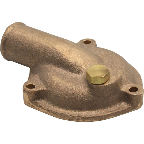 Bowman 90 Degree Brass End Cap for EC Oil Coolers (32mm Outlet)