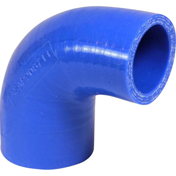Seaflow Blue Silicone Hose Reducing Elbow (45mm - 38mm ID)