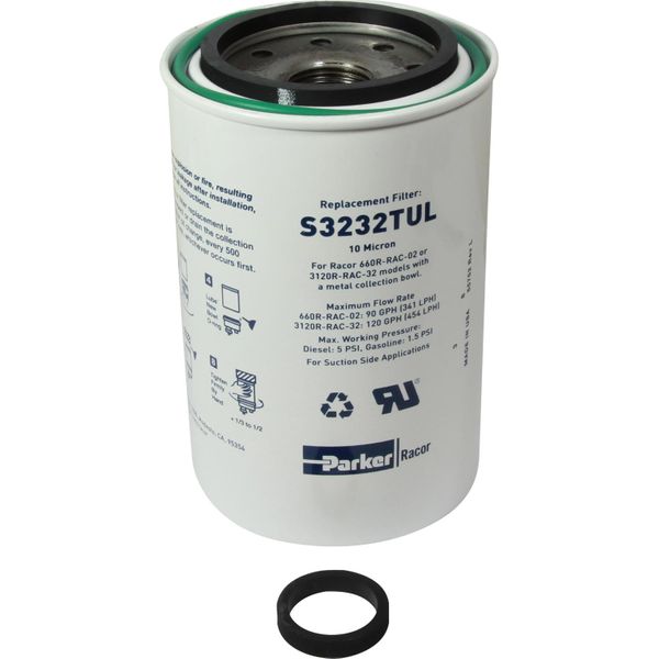 Racor S3232TUL Spin-On Fuel Filter Element (10 Micron)