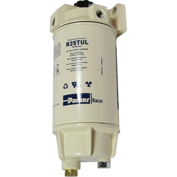 Racor 245RMAM Fuel Filter (10 Micron / Metal Bowl)