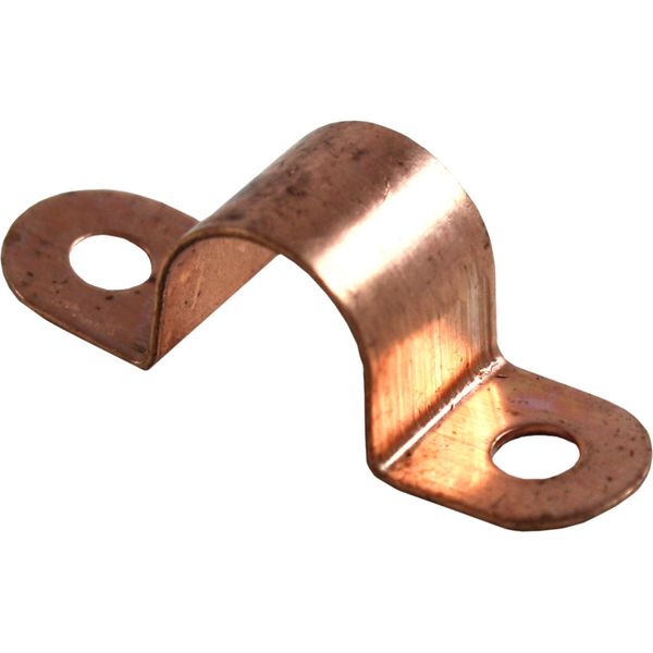 AG Copper Saddle Pipe Clamps (5/16" OD Pipe / Pack of 5)