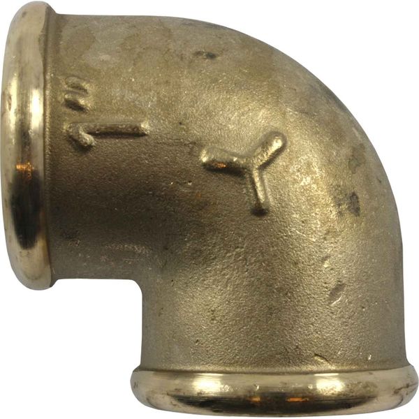 Maestrini Brass Compact 90 Degree Elbow (Female Ports / 1" BSP)