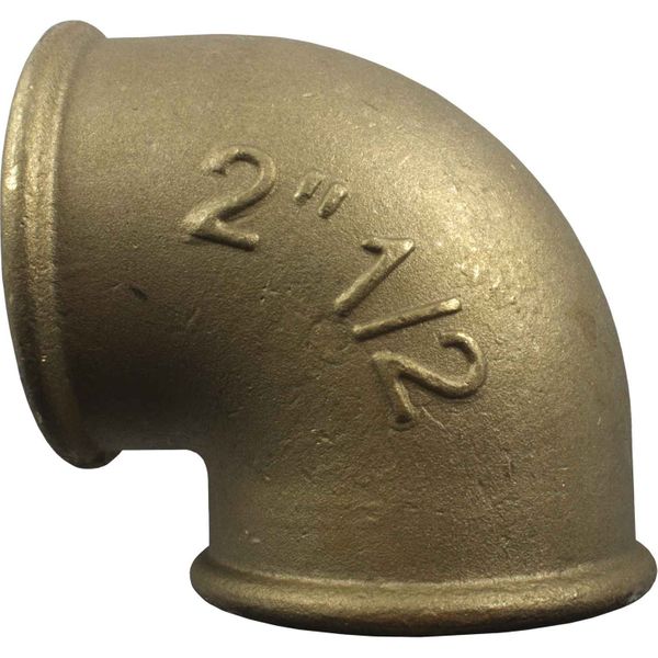 Maestrini Brass Compact 90 Degree Elbow (Female Ports / 2-1/2" BSP)