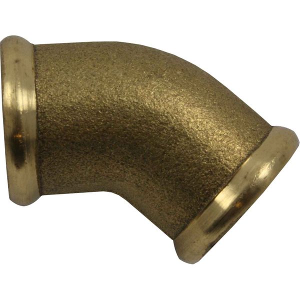 Maestrini Brass Compact 45 Degree Elbow (Female Ports / 1/8" BSP)