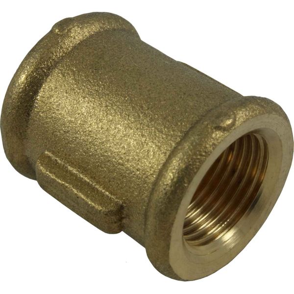 Maestrini Brass Equal Socket (Female Ports / 3/8" BSP)
