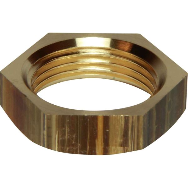 Maestrini Brass Hexagonal Lock Nut (3/4" BSP Female)