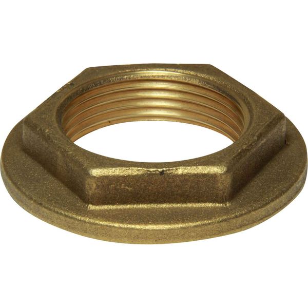 Maestrini Brass Flanged Lock Nut (1-1/4" BSP Female)