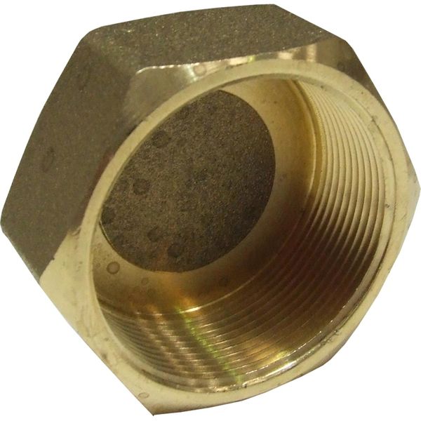 Nickel Plated Brass Female 1/8" BSP Blanking Cap 