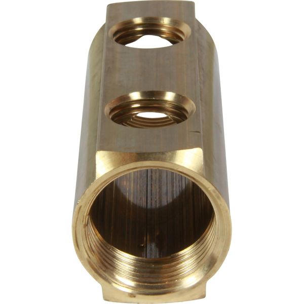 Maestrini Brass Female Pipe Manifold (1" BSP with 2 x 1/2" Inlets)