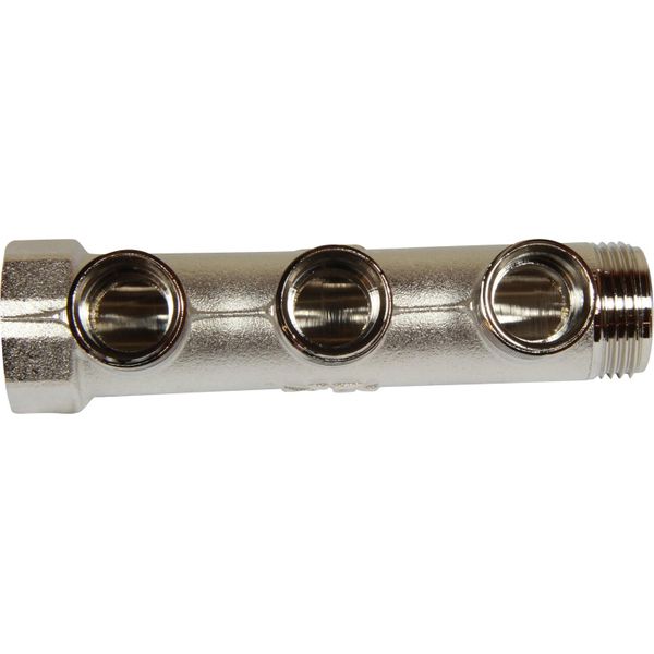 Maestrini Brass Male Pipe Manifold (3/4" BSP with 3 x 1/2" Inlets)