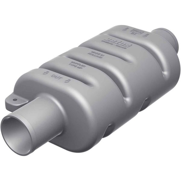 Vetus MP90 Plastic Exhaust Muffler (90mm Diameter)