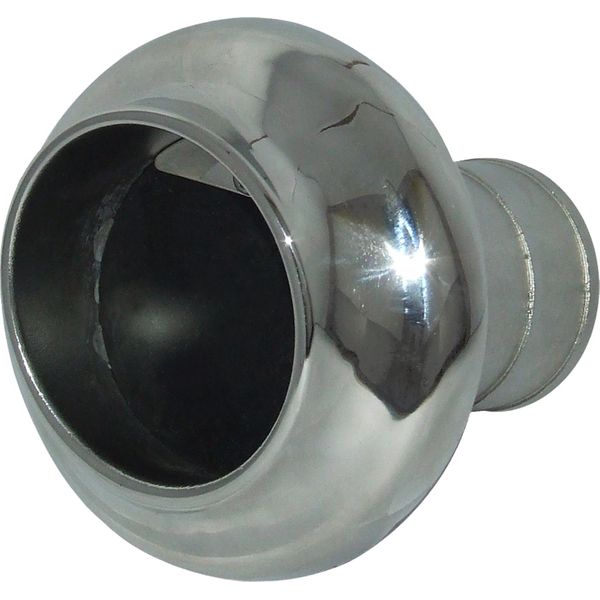 Seaflow Stainless Steel Exhaust Outlet With Flap (50mm)