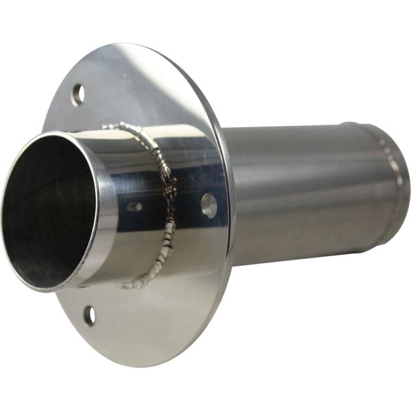 Seaflow Stainless Steel Exhaust Outlet (45mm ID Hose / Straight)
