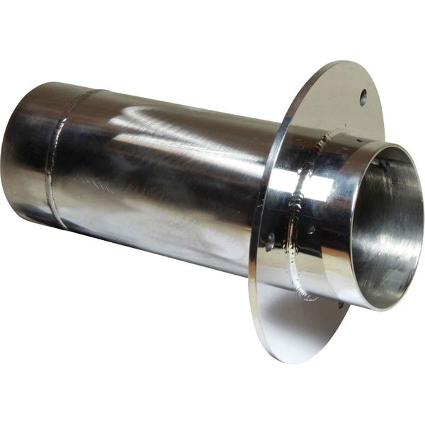 Seaflow Stainless Steel Exhaust Outlet (60mm ID Hose / Straight)