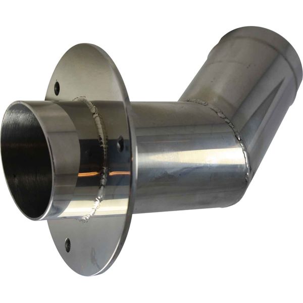 Seaflow Stainless Steel 45 Degree Exhaust Outlet (51mm ID Hose)