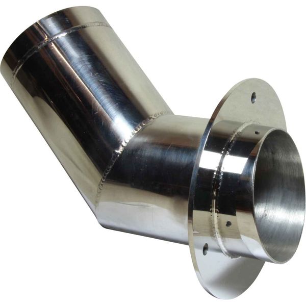 Seaflow Stainless Steel 45 Degree Exhaust Outlet (76mm ID Hose)
