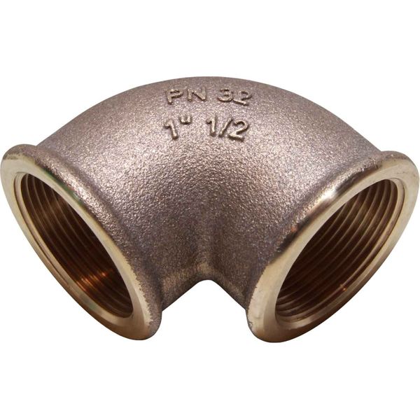 Maestrini Bronze Compact 90 Degree Elbow (Female Ports / 1-1/2" BSP)