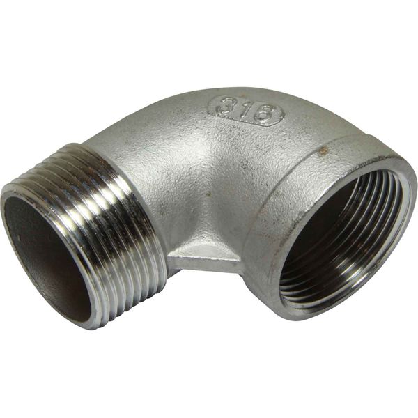 Osculati Stainless Steel 316 90 Degree Elbow (1-1/4" BSP Male/Female)