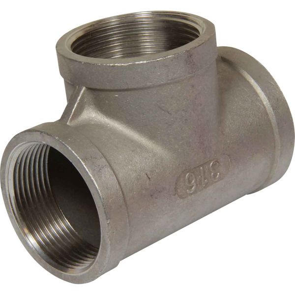 Osculati Stainless Steel 316 Equal Tee Fitting (1-1/2" BSP Female)