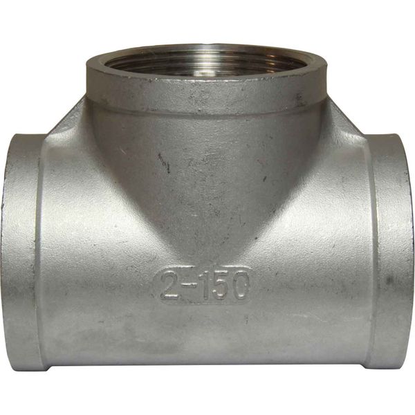 Osculati Stainless Steel 316 Equal Tee Fitting (Female Ports / 2" BSP)