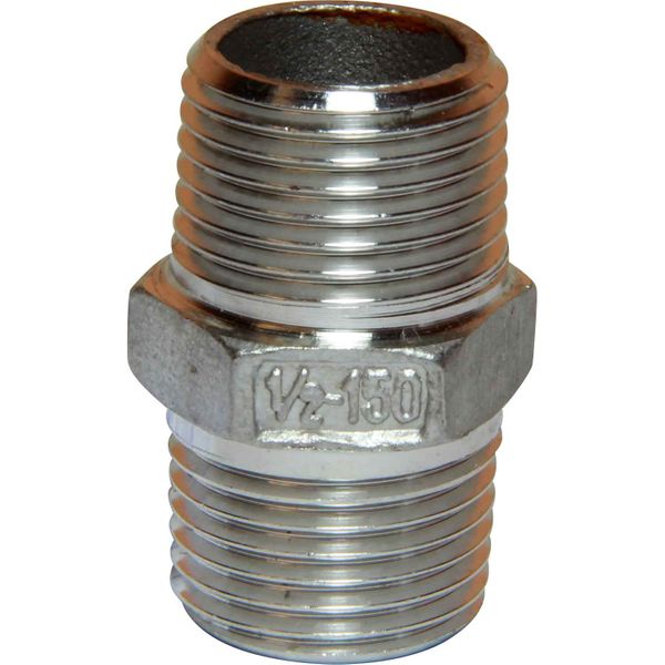 Osculati Stainless Steel 316 Equal Nipple (Male Thread / 1/2" BSP)
