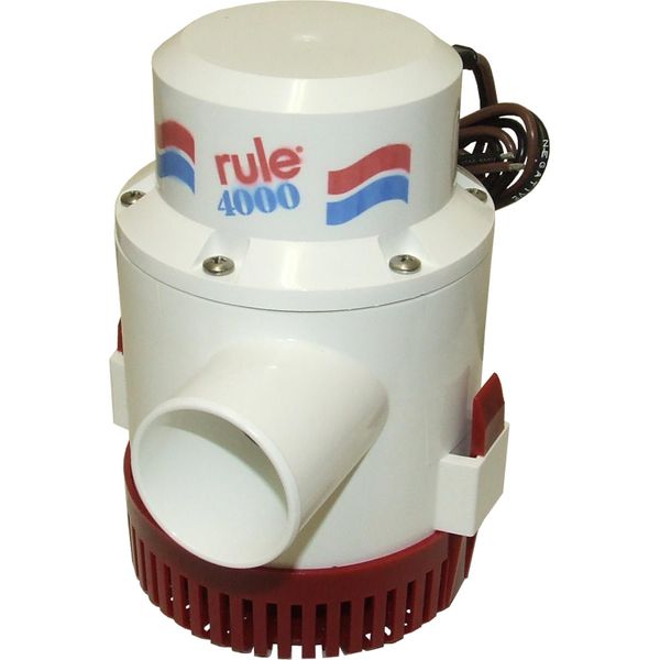 Rule 56D-24 4000 Submersible Bilge Pump (24V / 252 LPM / 50mm Hose)