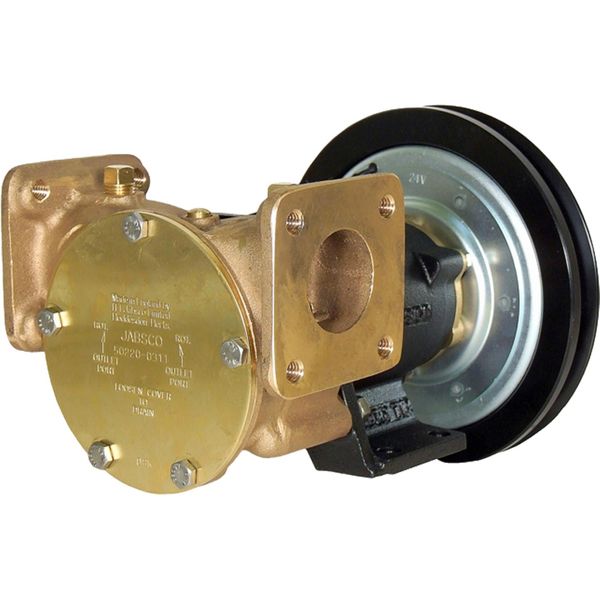 Jabsco 50220-0211 Bronze Clutch Pump (12V / 1-1/2" Flange / Single B)