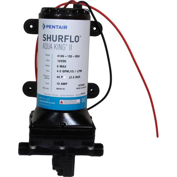 SHURflo Aqua King II Premium 4.0 Fresh Water Pump (12V / 15.1 LPM)