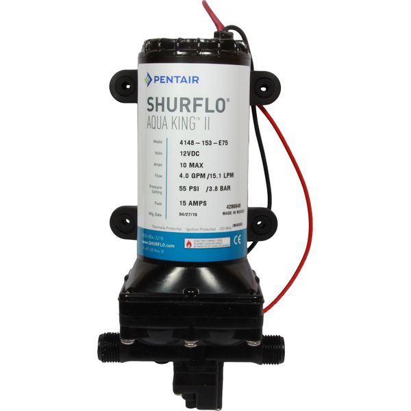 SHURflo Aqua King II Premium 4.0 Fresh Water Pump (12V / 55 PSI)