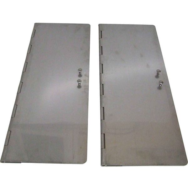 Lectrotab Stainless Steel Trim Tab Plates (9" x 24" / Per Pair)