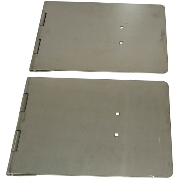 Lectrotab Stainless Steel Trim Tab Plates (12" x 9" / Per Pair)